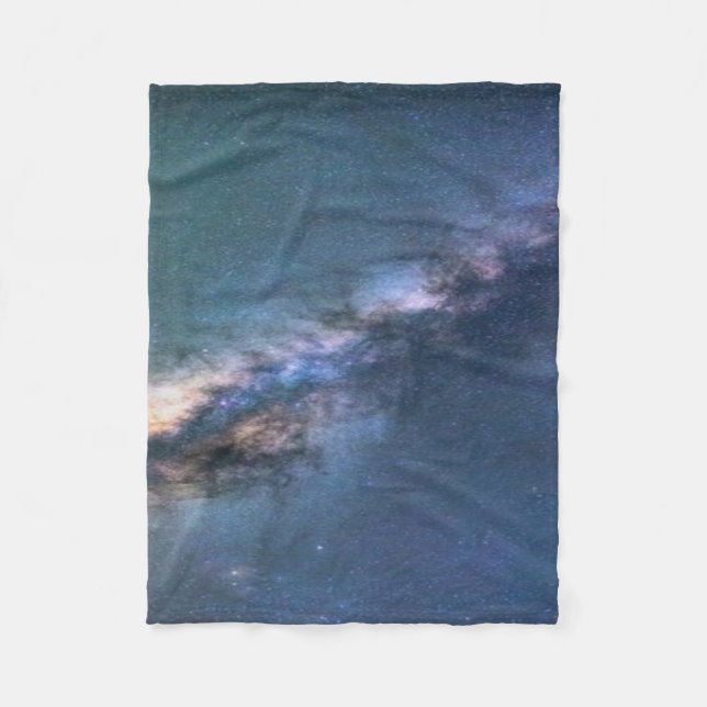 Warte auf die Welle! Wirf den Blue Fleece Throw! (Vorderseite)
