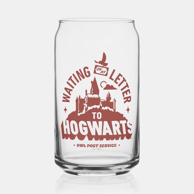 Warte auf meinen Brief nach HOGWARTS™ Dosenglas (Vorderseite)