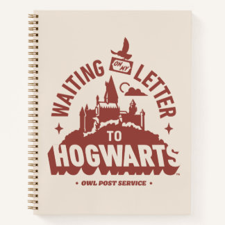 Warte auf meinen Brief von HOGWARTS™ Notizbuch