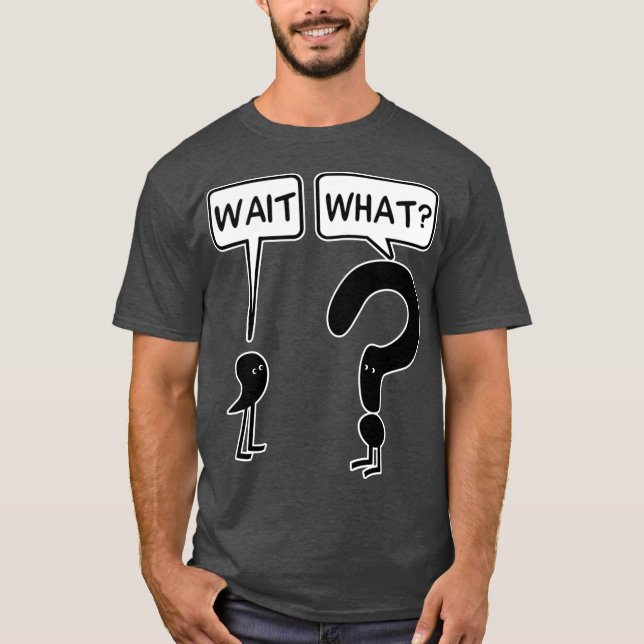 Warte auf Vintage T-Shirt (Vorderseite)