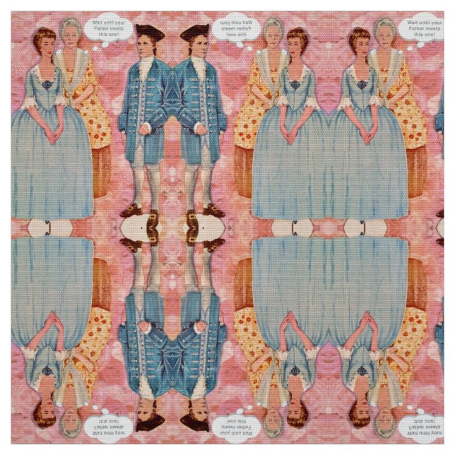 Warte, bis dein Vater Zuhause bekommt! Stoff (Muster)