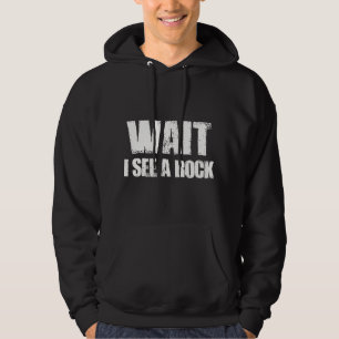 Warte, ich sehe einen Felsen Geologie Geologe Hoodie