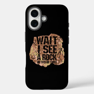 Warte, ich sehe einen Rock iPhone 16 Hülle