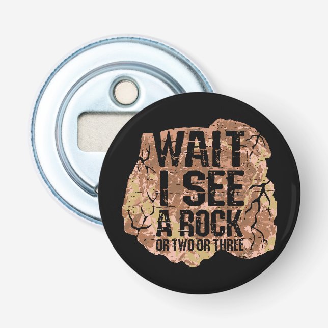 Warte, ich sehe einen Rock Flaschenöffner (Vorderseite)