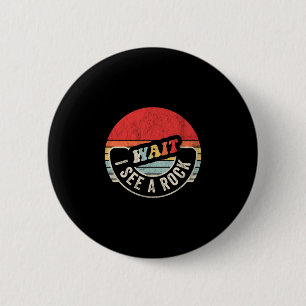 Warte, ich sehe einen Stein, lustiger Geologe, Ste Button
