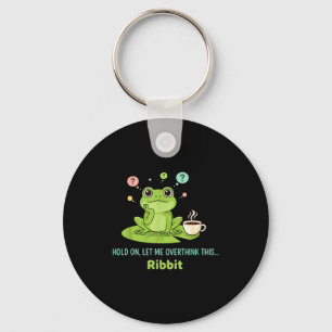Warte, lass mich das nochmal überdenken. Frosch qu Schlüsselanhänger