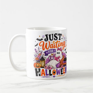 Warte nur auf Halloween Kaffeetasse