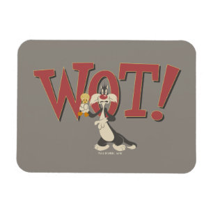 "Warte!" SYLVESTER™ & TWEETY™ Hypnotisiert Magnet
