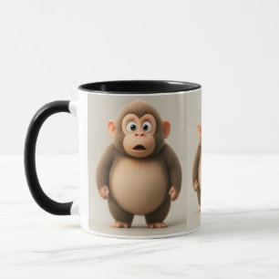 "Warte, was?" Affe Tasse