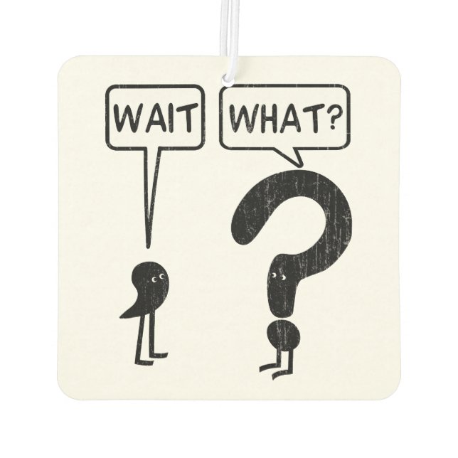 Warte, was? autolufterfrischer (Rückseite)