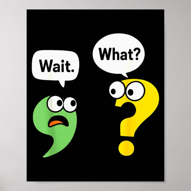 Warte Was Grammatik Läuse  Poster (Vorne)