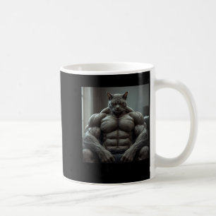 Warte Ziege Katze Alberne Lustige Katzen Meme Männ Kaffeetasse