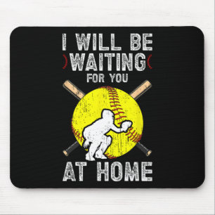 Warten auf euch Mädchen Softll Fänger Softll Spiel Mousepad