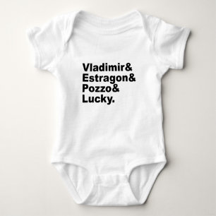 Warten auf Godot - Vladimir Estragon Pozzo Lucky Baby Strampler