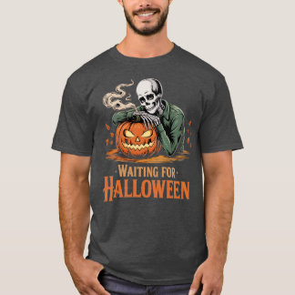 Warten auf Halloween T-Shirt