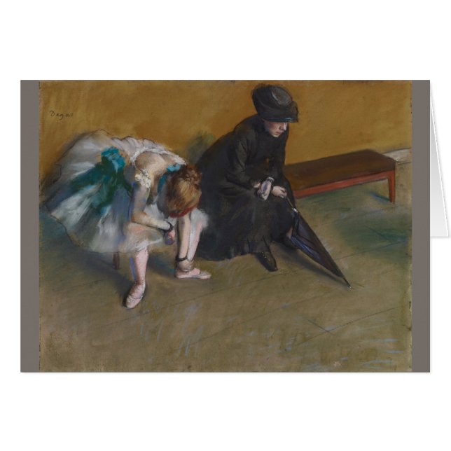 Warten Edgar Degas (Vorderseite (Horizontal))