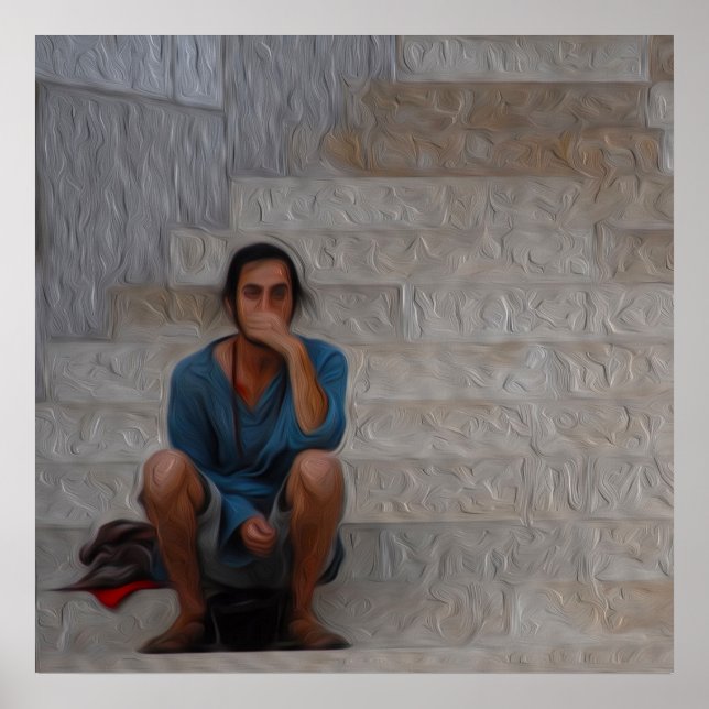 Warten für Godot Poster (Vorne)