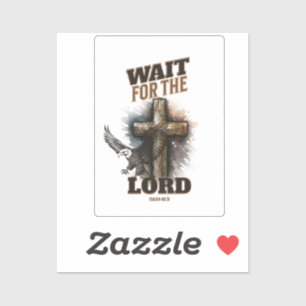 Warten Sie 40:31 Uhr auf die LORD Isaiah. Aufkleber