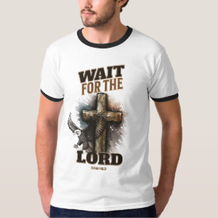 Warten Sie 40:31 Uhr auf die LORD Isaiah. T-Shirt