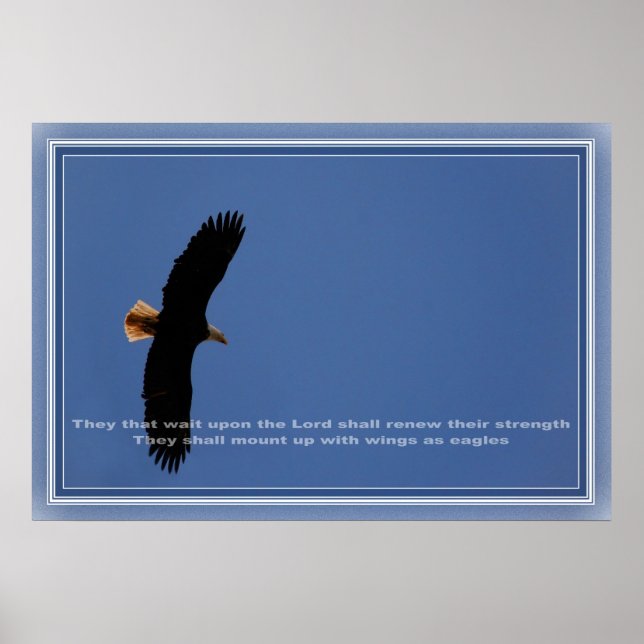 Warten Sie auf den Herrn Poster (Vorne)