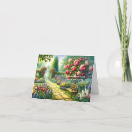 Warten Sie auf die Lord Friendship Card Dankeskarte