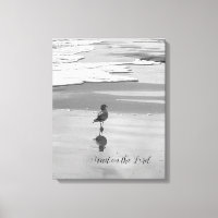 Warten Sie auf Lord Seashore Canvas Print