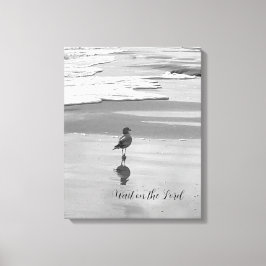 Warten Sie auf Lord Seashore Canvas Print Leinwanddruck