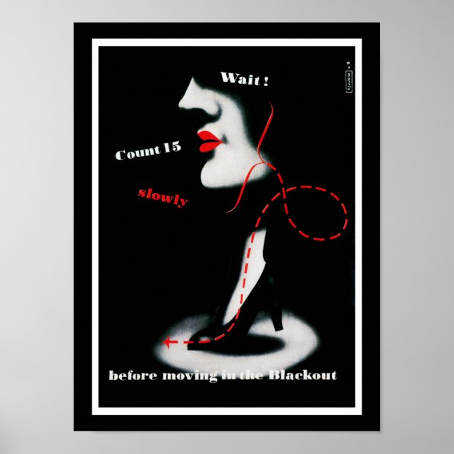 Warten Sie ~, bevor Sie im Blackout umziehen Poster (Vorne)