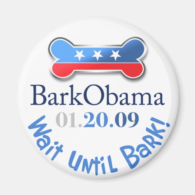 Warten Sie, bis der Rinde-Magnet Magnet (Vorne)