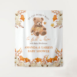 Warten Sie, bis die Liebe abfällt, Babydusche Wandteppich