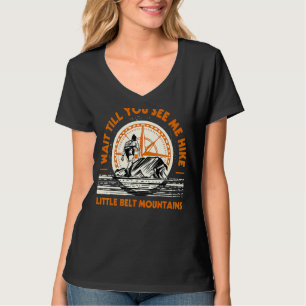 Warten Sie, bis Sie mich Wandergebirge sehen Hallo T-Shirt