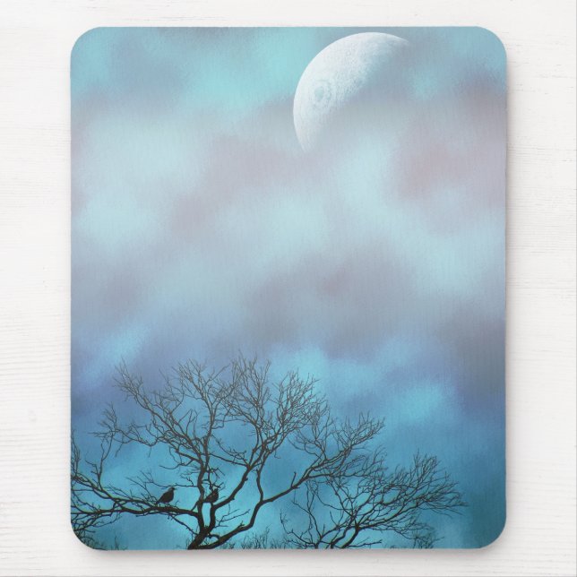 Warten Sie morgens Mousepad (Vorne)