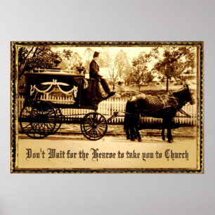 Warten Sie nicht auf anpassbares Poster