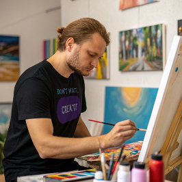 Warten Sie nicht mit Motivierend Zitat mit weißem  T-Shirt