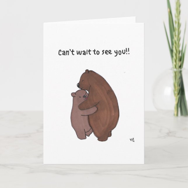 Warten Sie nicht, um Ihre Karte zu sehen (Vorderseite)