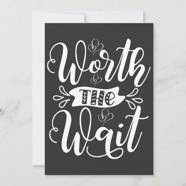 Warteoutfit, Rainbow Baby Ankündigung (Vorderseite)