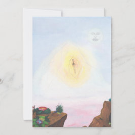 Wartercolor fantastische Welt ein wunderbares Märc Einladung