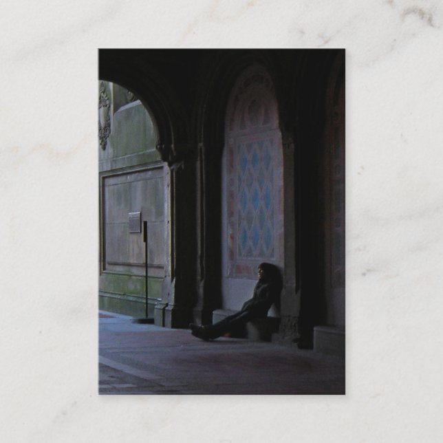 Wartete an Bethesda-Foto ATC Visitenkarte (Vorderseite)