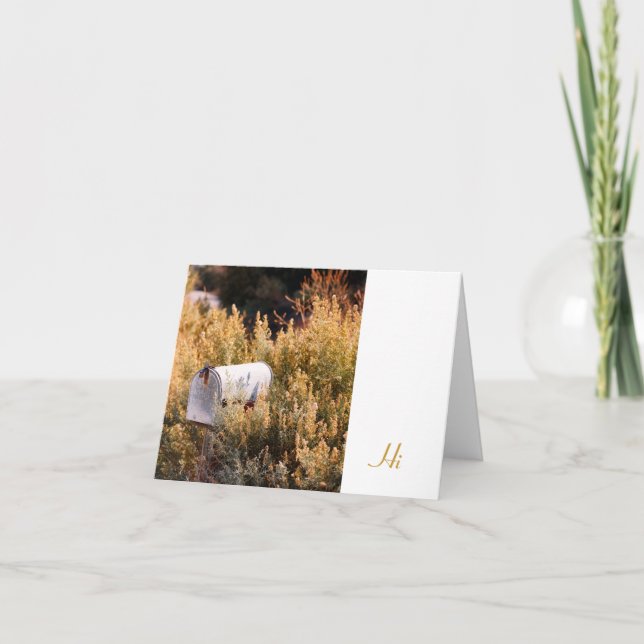 Wartete die Post Karte (Vorderseite)