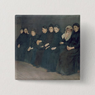 Wartete in die Klinik, 1888 Button