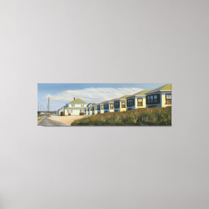 Wartete in Linie 2001 Leinwanddruck