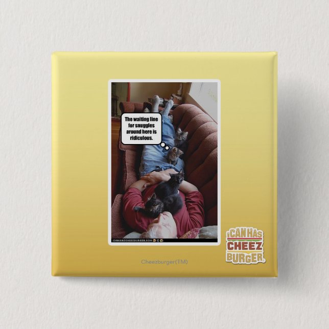 Wartete Linie für Snuggles Button (Vorderseite)