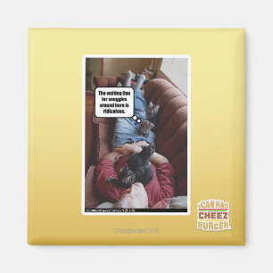 Wartete Linie für Snuggles Magnet