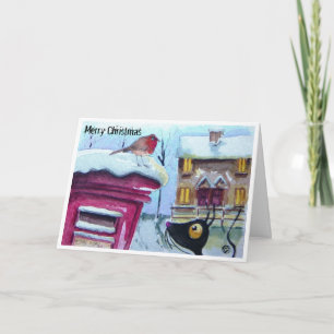 Wartete Post! Feiertagskarte