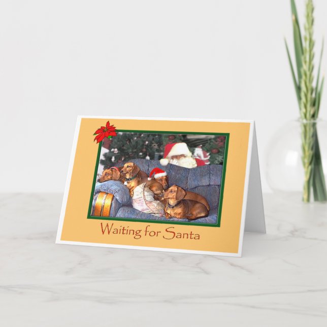 Wartete Sankt Feiertagskarte (Vorderseite)