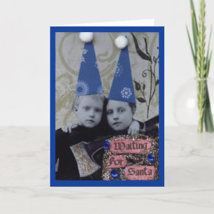 Wartete Sankt Feiertagskarte