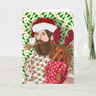 Wartete Sankt Feiertagskarte