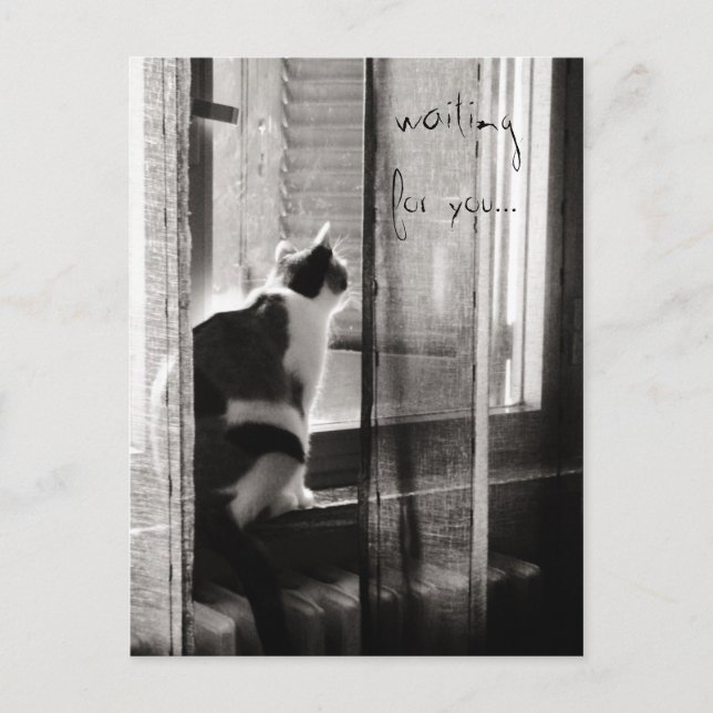 Wartete Sie - Postkarte (Vorderseite)