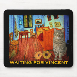 Wartete Vincent van Gogh Mousepad