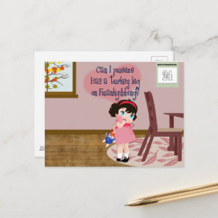 Wartetest zum türkischen Abendessen Postkarte